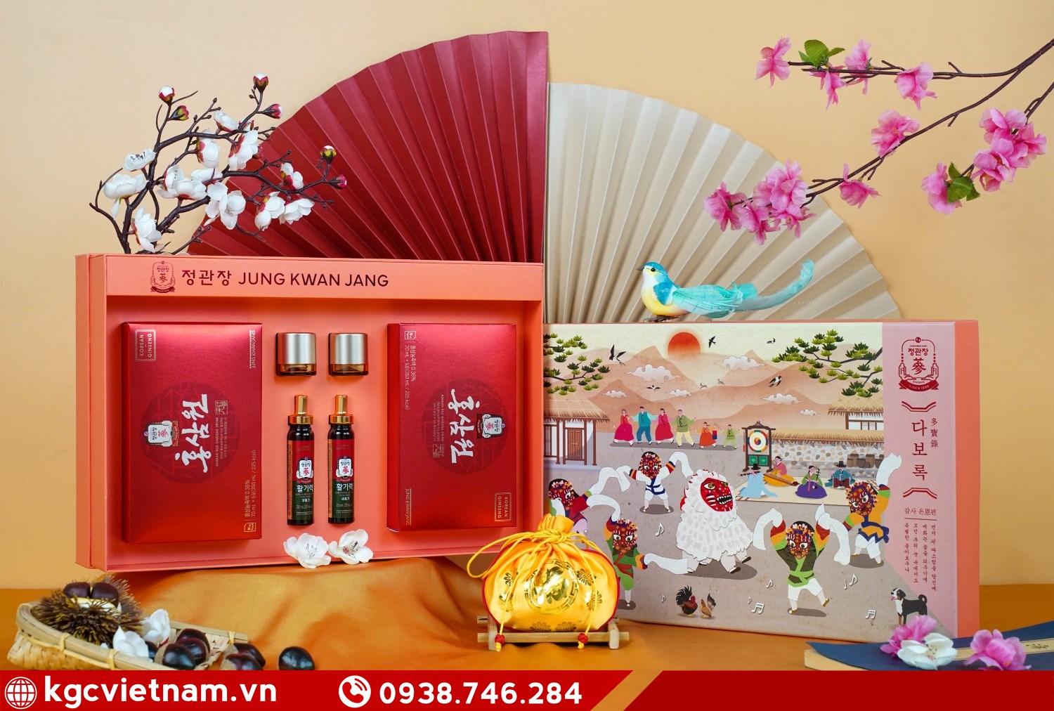 Quà tặng hồng sâm KGC Jung Kwan Jang An Khang Vĩnh Ninh cho sức khỏe