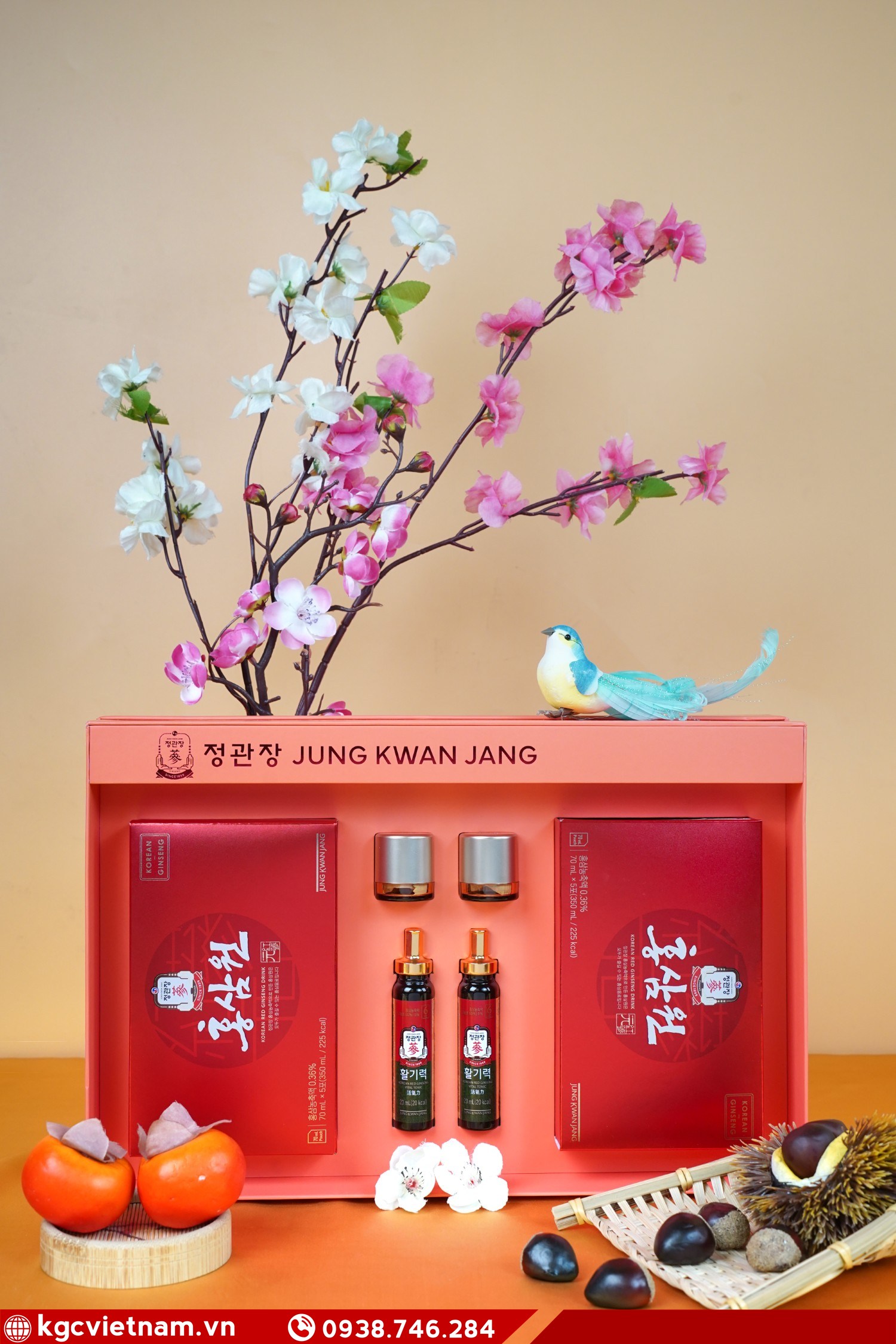 Set quà tặng hồng sâm KGC Jung Kwan Jang An Khang Vĩnh Ninh chính hãng Hàn Quốc