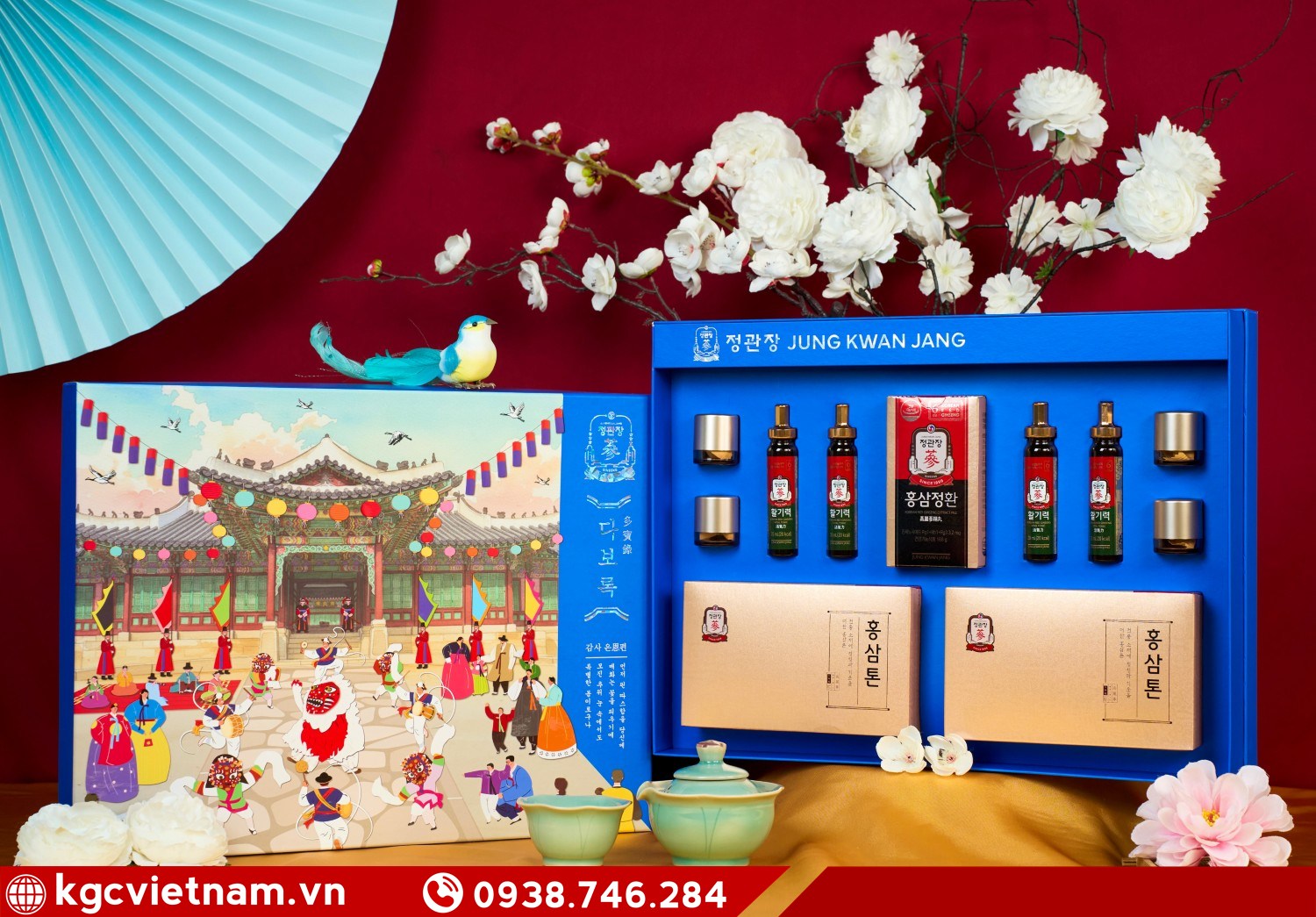 Set quà hồng sâm KGC Jung Kwan Jang Phú Quý Như Ý cho sức khỏe
