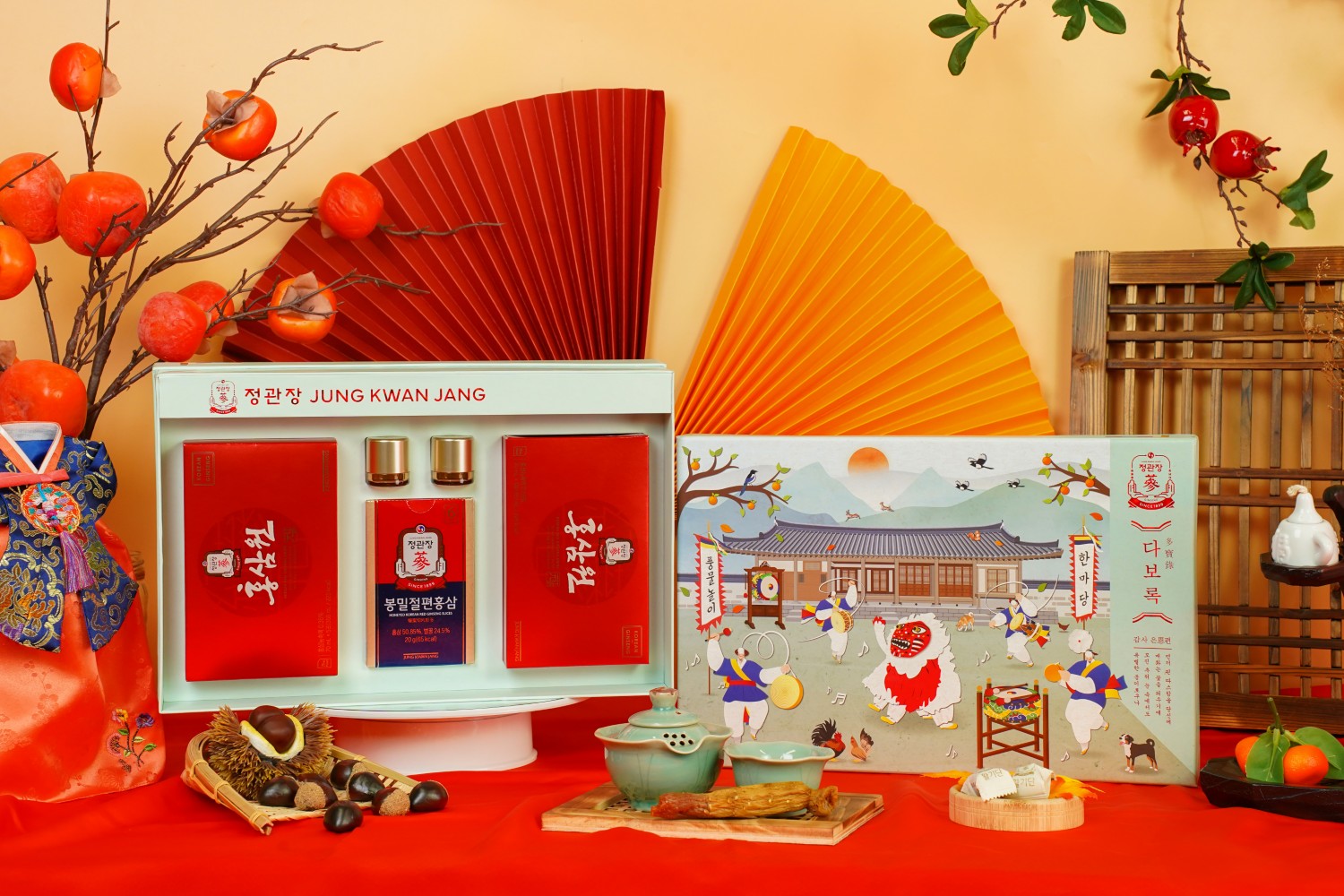 Quà biếu Tết 2026 hồng sâm KGC Jung Kwan Jang Thuận Phong Vạn Lý