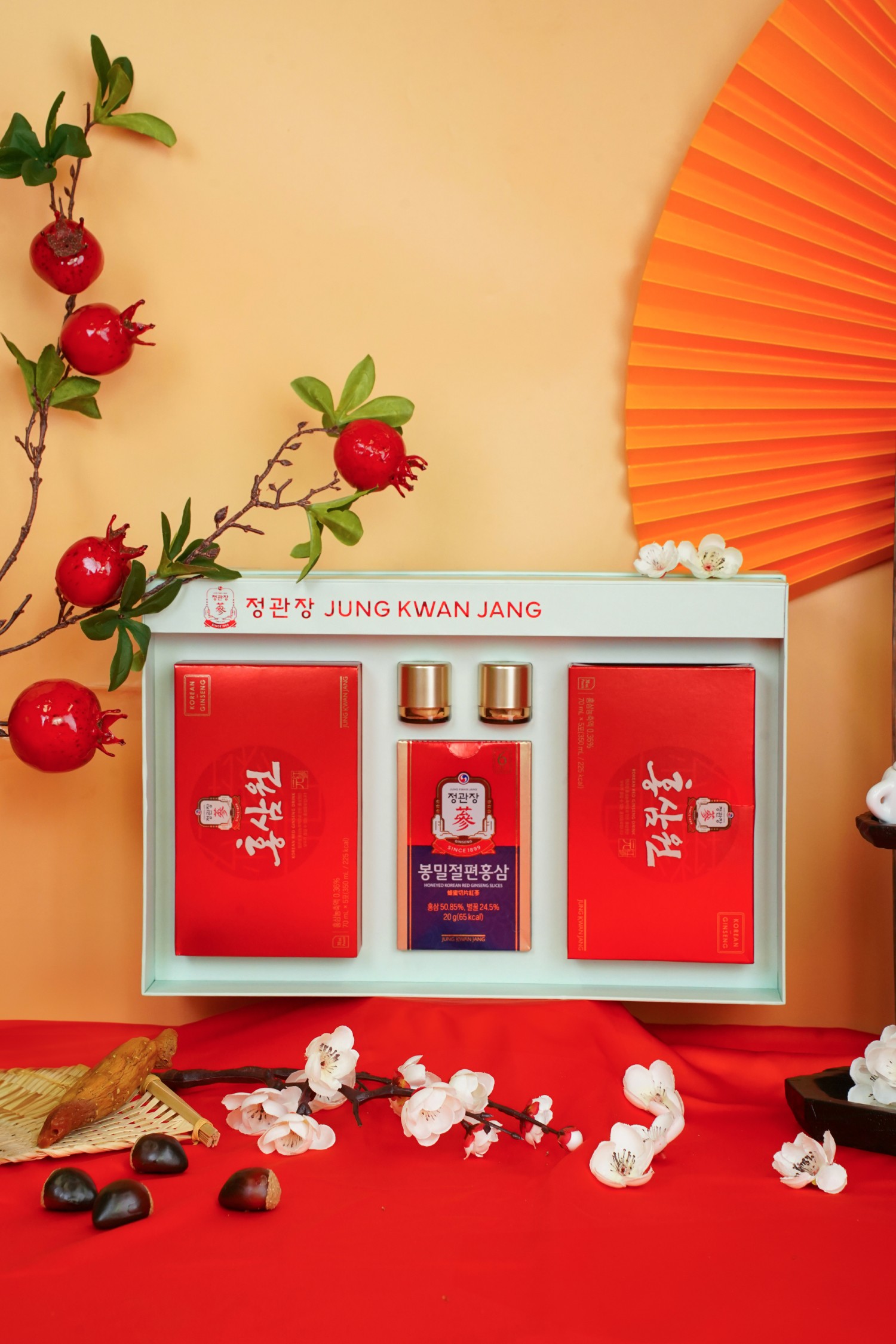 Set quà Tết hồng sâm KGC Jung Kwan Jang Thuận Phong Vạn Lý chính hãng Hàn Quốc