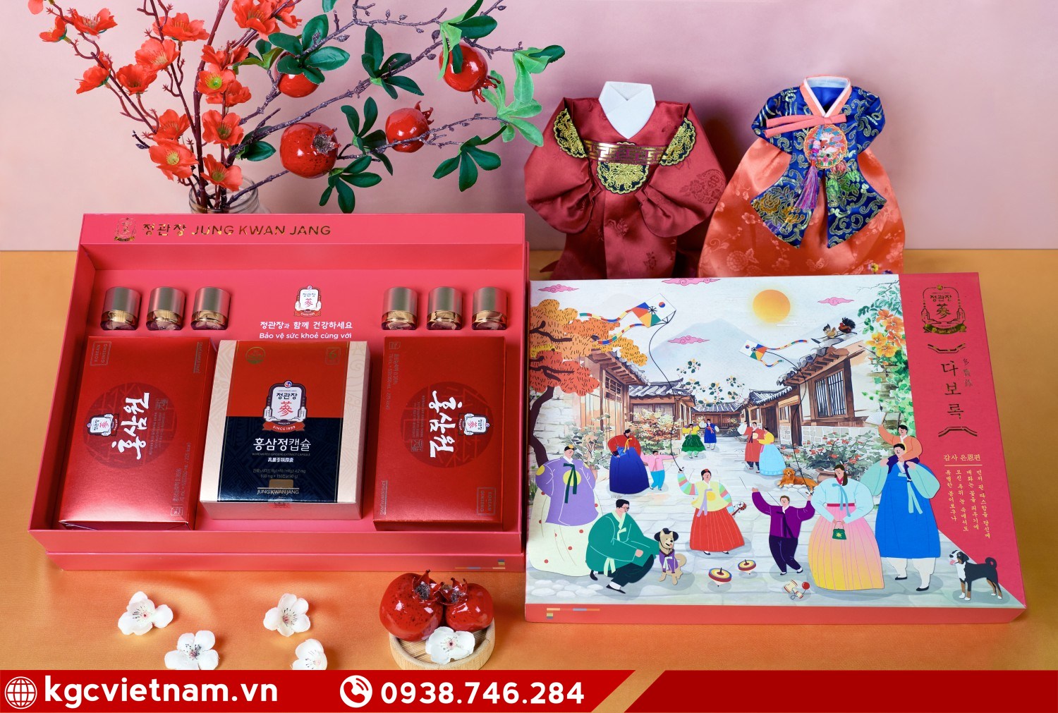 Hộp quà Tết KGC Vạn Phúc Vân Hưng thích hợp biếu tặng đối tác