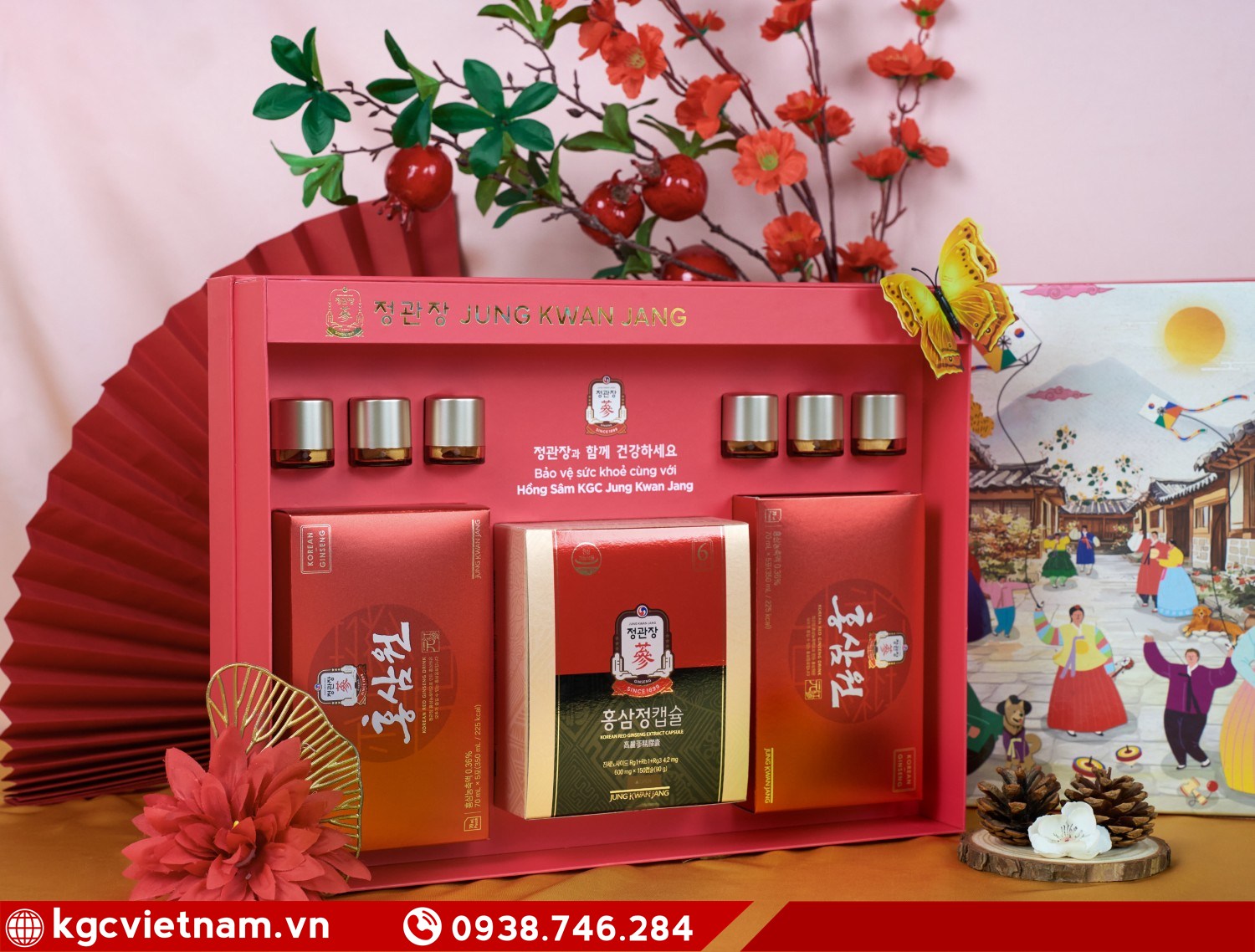 Hộp quà biếu Tết sức khỏe KGC Jung Kwan Jang cho năm 2026