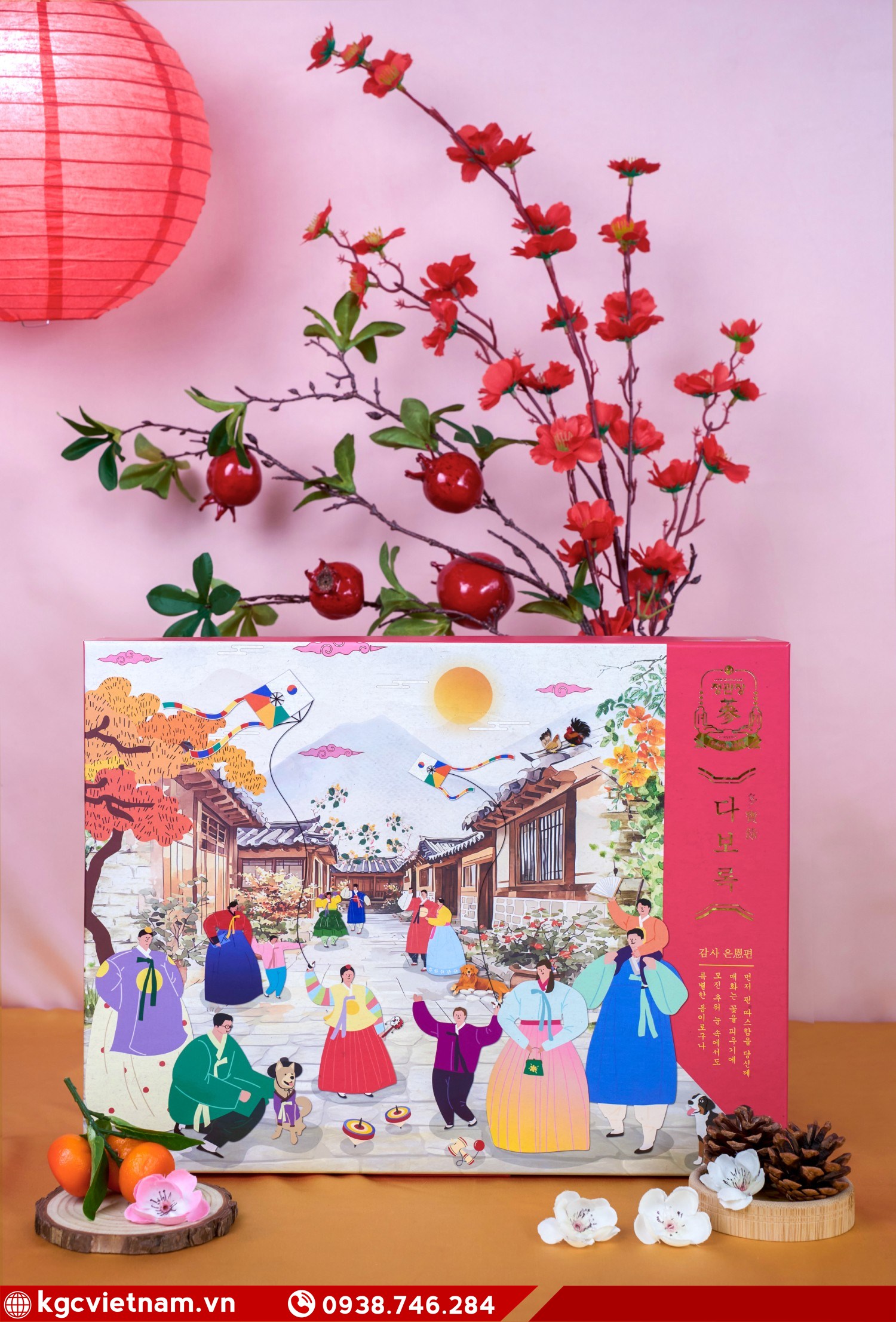 Hộp quà Tết 2026 Vạn Phúc Vân Hưng KGC Jung Kwan Jang chính hãng