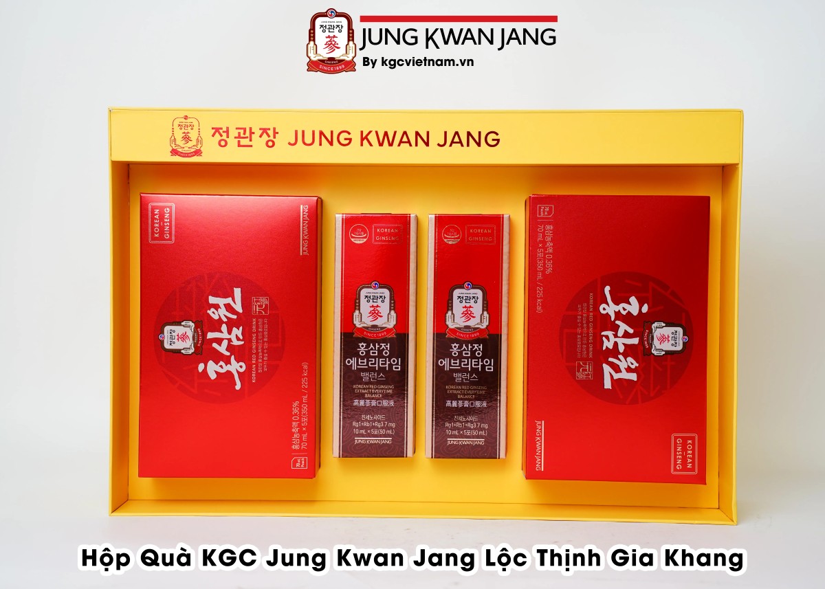 Hình Ảnh Thực Tế Hộp Quà Biếu KGC Jung Kwan Jang Lộc Thịnh Gia Khang | Jung Kwan Jang Việt Nam | www.kgcvietnam.vn