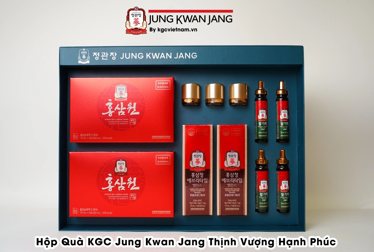 Hình Ảnh Thực Tế Hộp Quà Biếu KGC Jung Kwan Jang Thịnh Vượng Hạnh Phúc | Jung Kwan Jang Việt Nam | www.kgcvietnam.vn