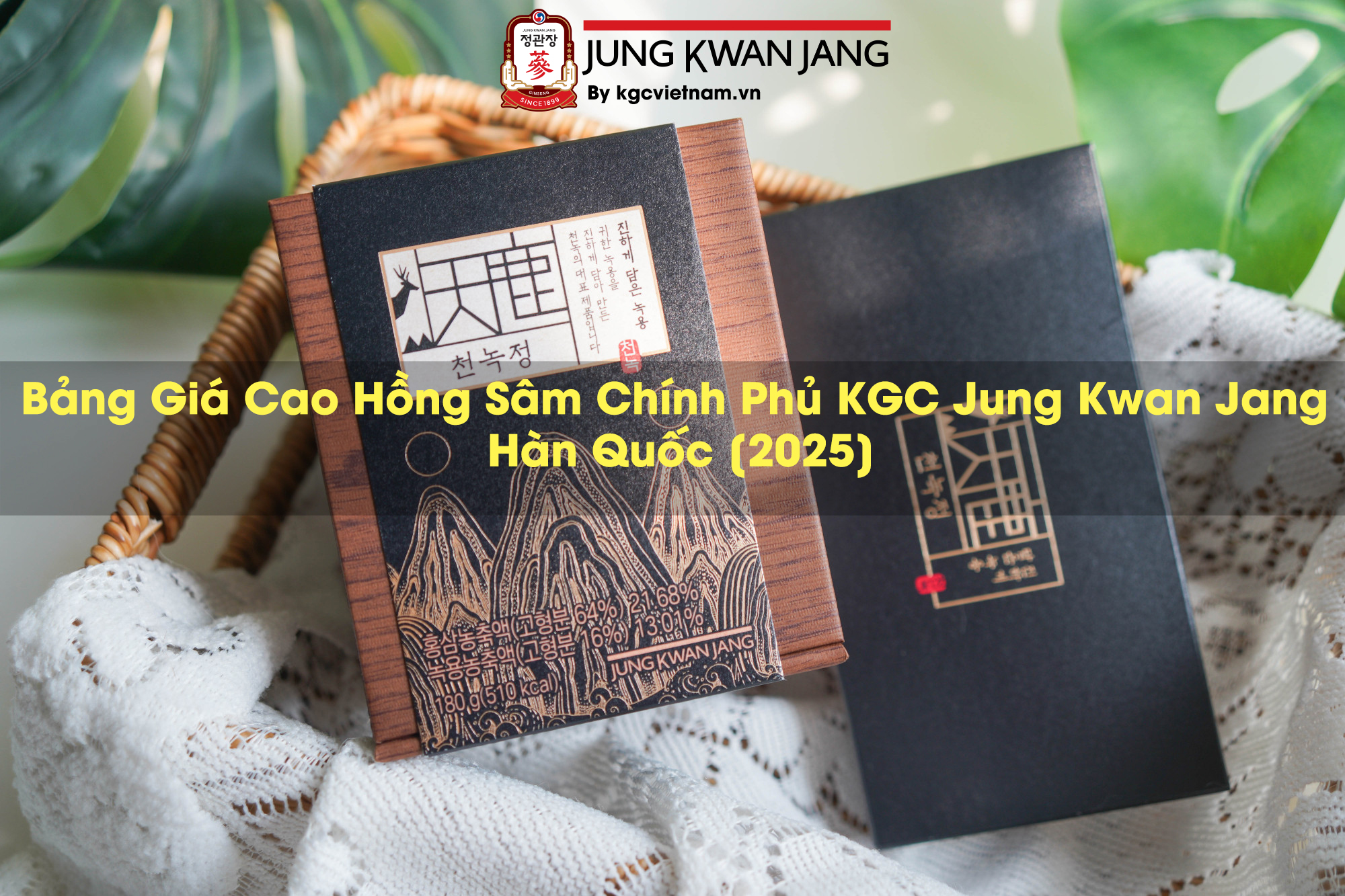 Bảng Giá Cao Hồng Sâm Chính Phủ KGC Jung Kwan Jang Hàn Quốc [2025]