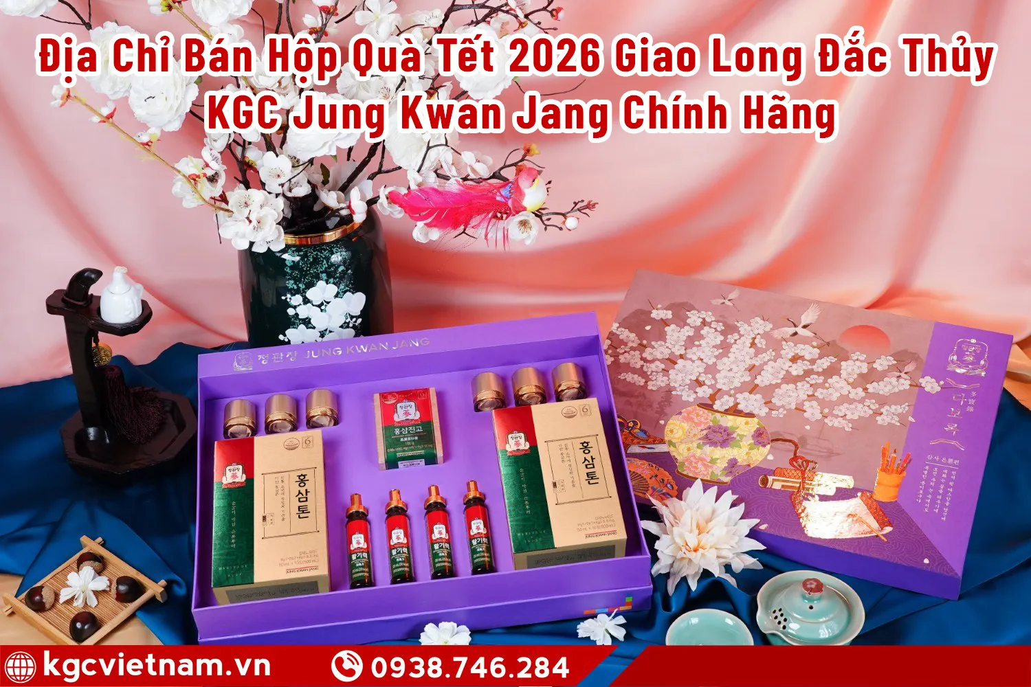 Địa Chỉ Bán Hộp Quà Tết 2026 Giao Long Đắc Thủy KGC Jung Kwan Jang Chính Hãng