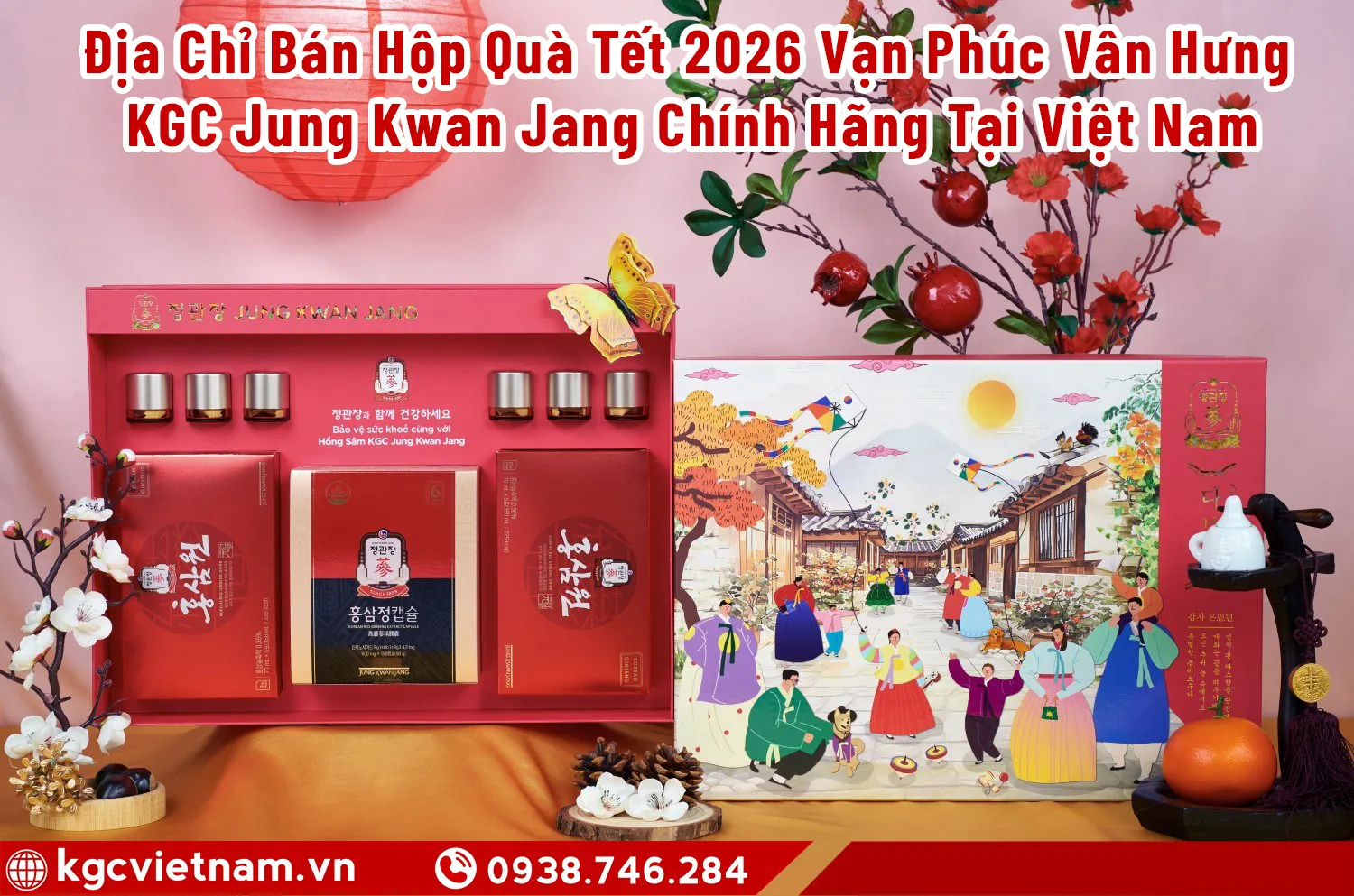 Địa Chỉ Bán Hộp Quà Tết 2026 Vạn Phúc Vân Hưng KGC Jung Kwan Jang Chính Hãng Tại Việt Nam