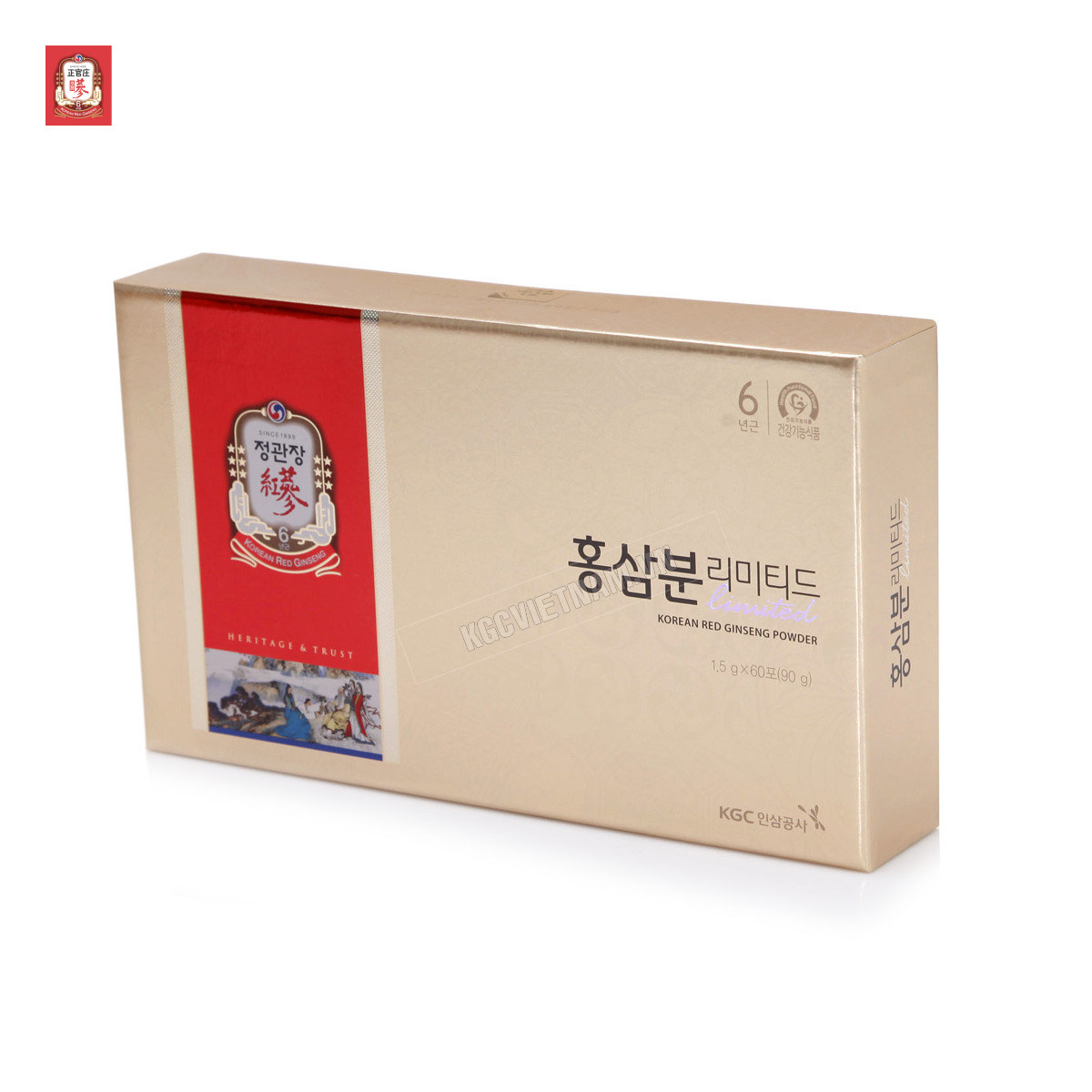 Bột hồng sâm Cheong Kwan Jang Hàn Quốc 1,5 gam x 60 gói