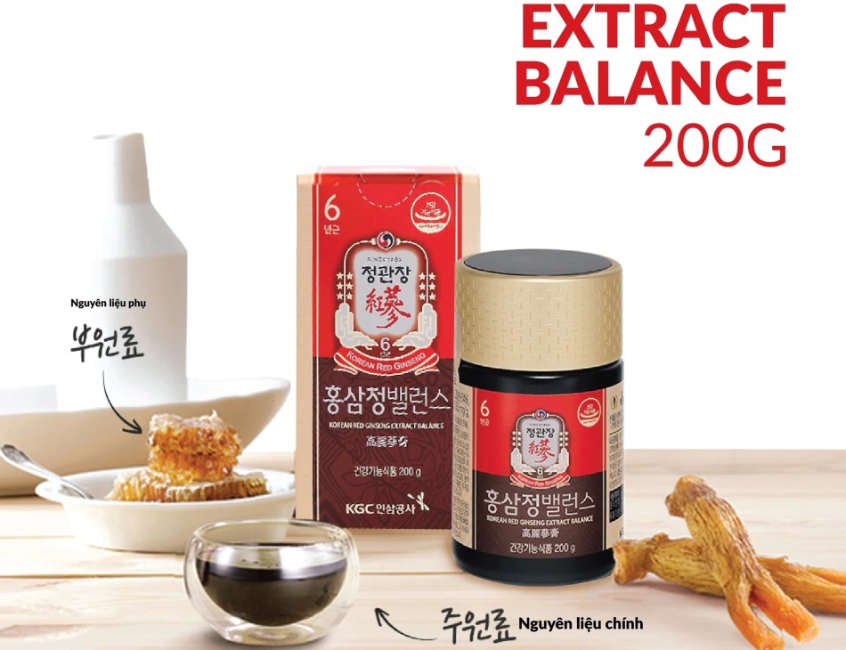 cao hồng sâm Extract Balane KGC Cheong Kwan Jang 200g
