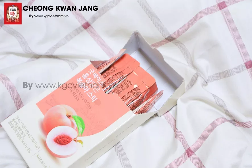 Nước hồng sâm GoodBase Đào KGC Cheong Kwan Jang 10ml x 30 gói