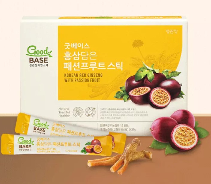 Nước hồng sâm GoodBase Chanh Dây KGC Cheong Kwan Jang 10ml x 30 gói