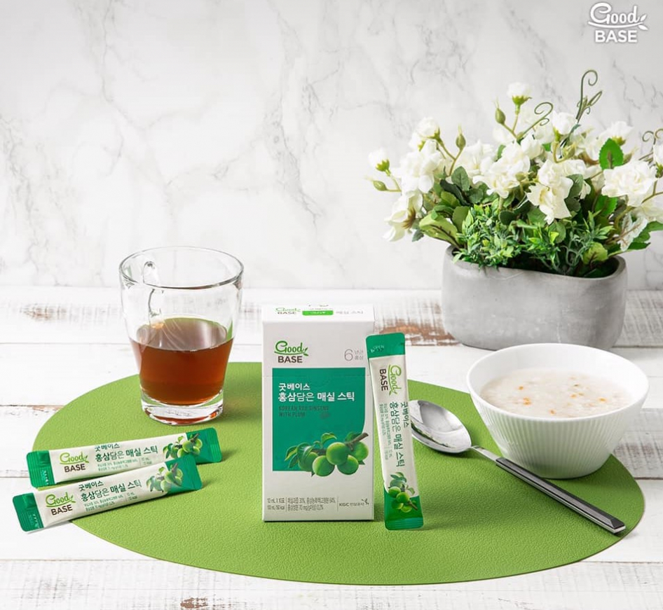 Nước hồng sâm GoodBase Mơ Xanh KGC Cheong Kwan Jang 10ml x 30 gói