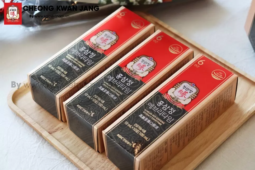 Nước hồng sâm Cheong Kwan Jang - KGC Everytime 10ml x 30 gói