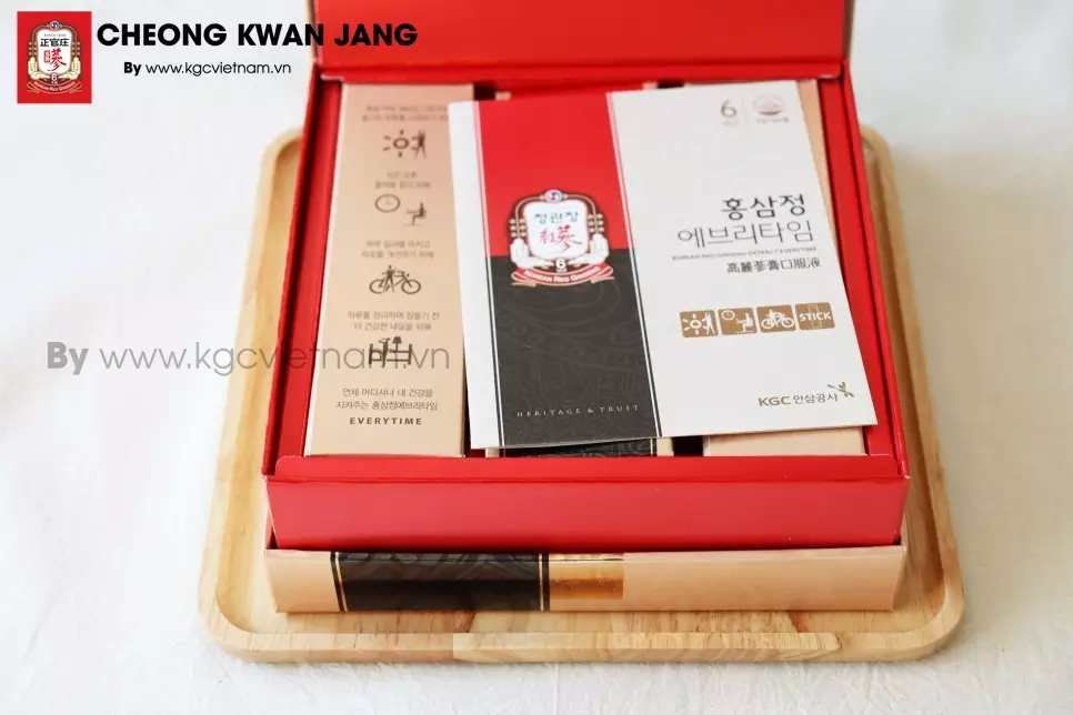 Nước hồng sâm Cheong Kwan Jang - KGC Everytime 10ml x 30 gói