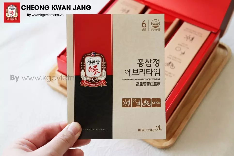 Nước hồng sâm Cheong Kwan Jang - KGC Everytime 10ml x 30 gói