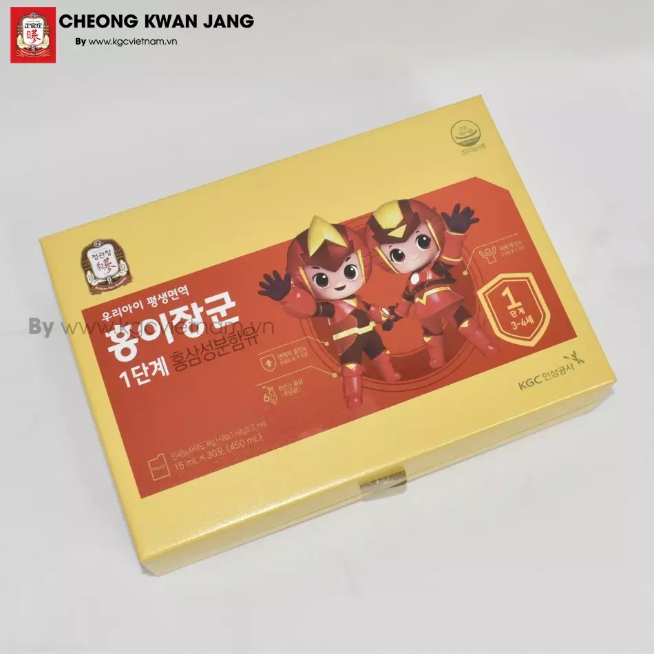 Nước hồng sâm chính phủ KGC Hàn Quốc dành cho trẻ em 30 gói số 1