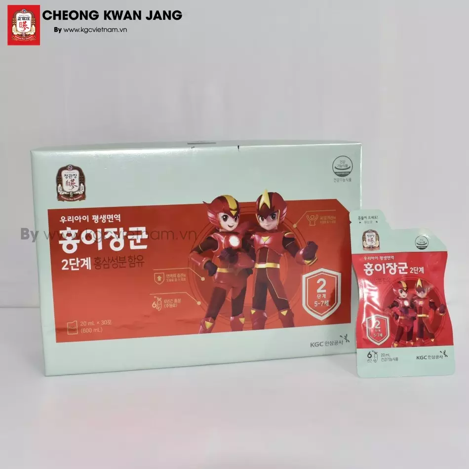 Nước hồng sâm chính phủ KGC Hàn Quốc dành cho trẻ em 30 gói