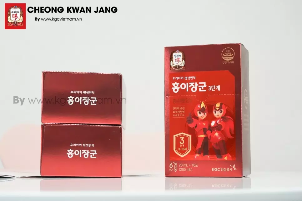 Nước hồng sâm trẻ em KGC Hàn Quốc 20ml x 30 gói số 3