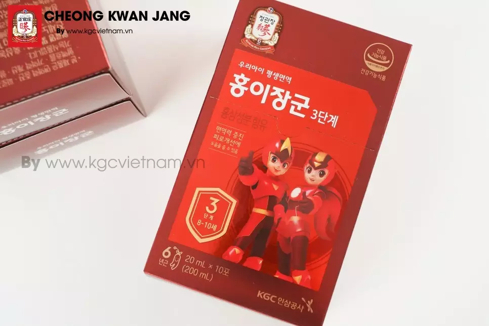 Nước hồng sâm trẻ em KGC Hàn Quốc 20ml x 30 gói số 3