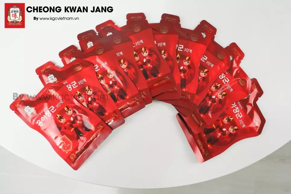 Nước hồng sâm trẻ em KGC Hàn Quốc 20ml x 30 gói số 3