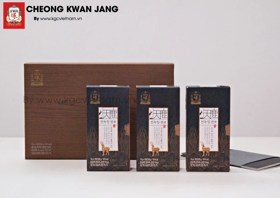 Nước hồng sâm nhung hươu KGC Cheong Kwan Jang Cheon Nok 10g x 30 gói