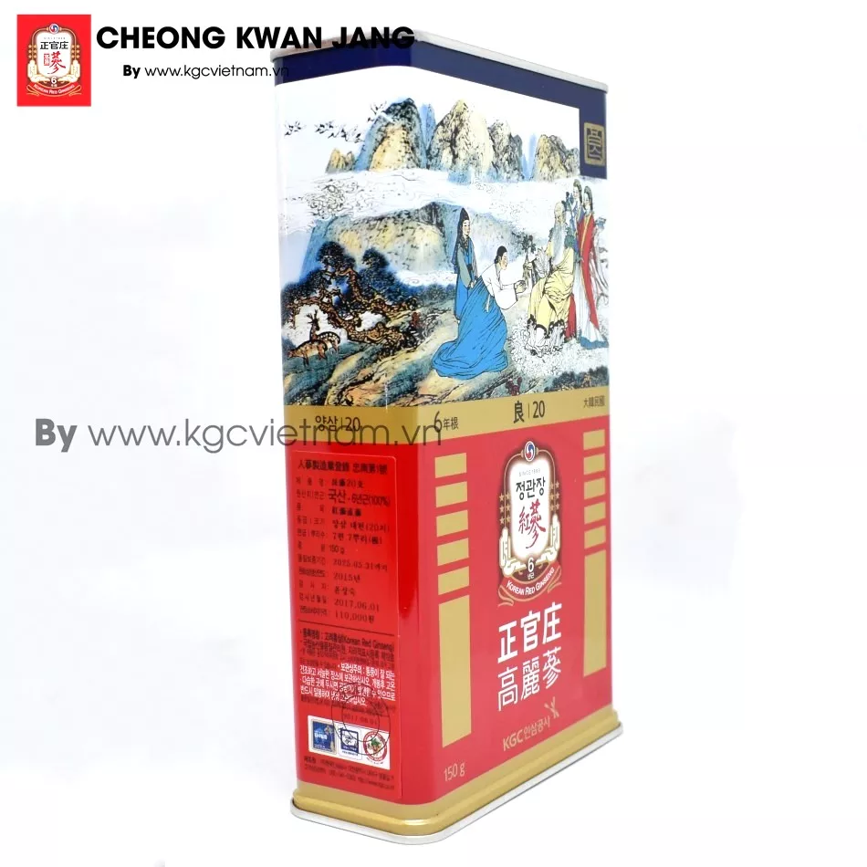 Hồng Sâm Củ Khô Cheong Kwan Jang Hàn Quốc 150 gam 20PCS