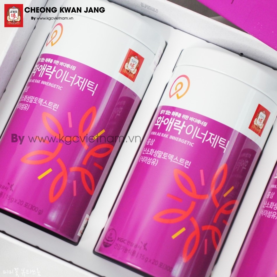 Thạch hồng sâm dành cho phụ nữ KGC Cheong Kwan Jang Hwa Ae Rak Innergetic 15g x 20 gói