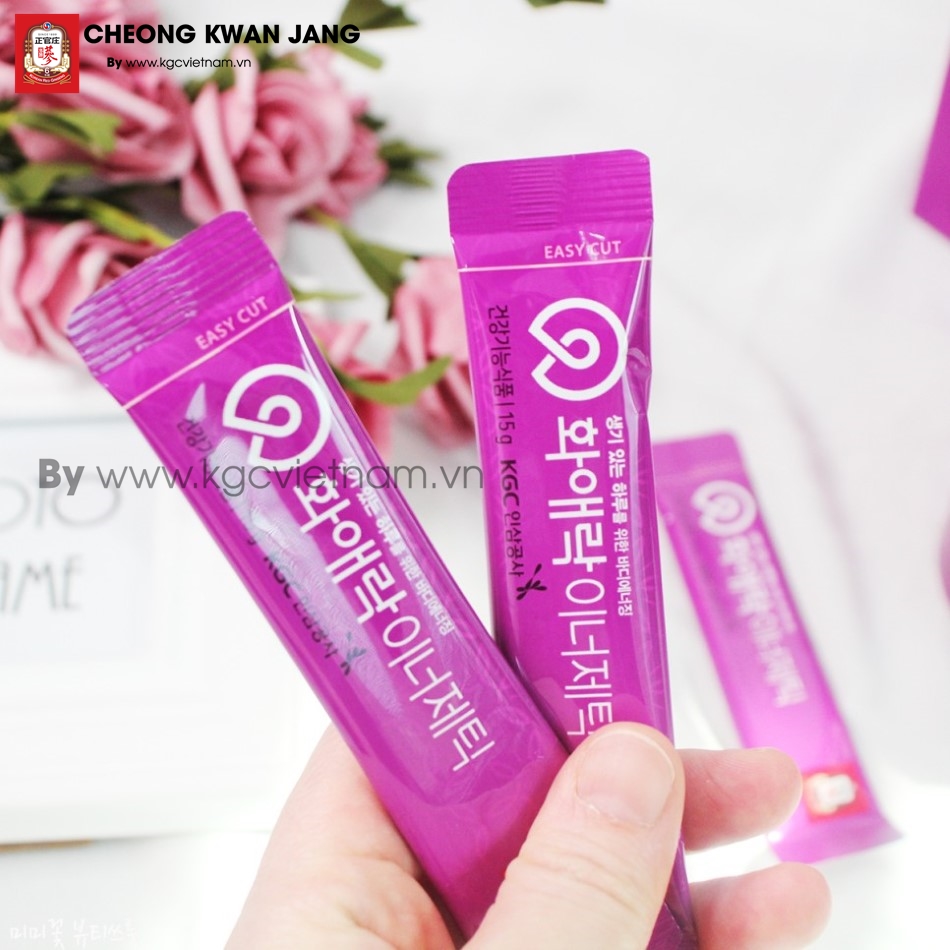 Thạch hồng sâm dành cho phụ nữ KGC Cheong Kwan Jang Hwa Ae Rak Innergetic 15g x 20 gói