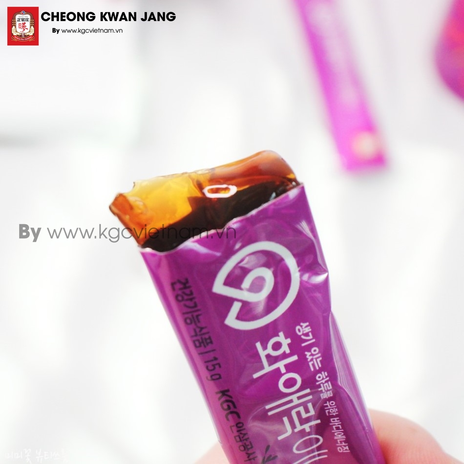 Thạch hồng sâm dành cho phụ nữ KGC Cheong Kwan Jang Hwa Ae Rak Innergetic 15g x 60 gói