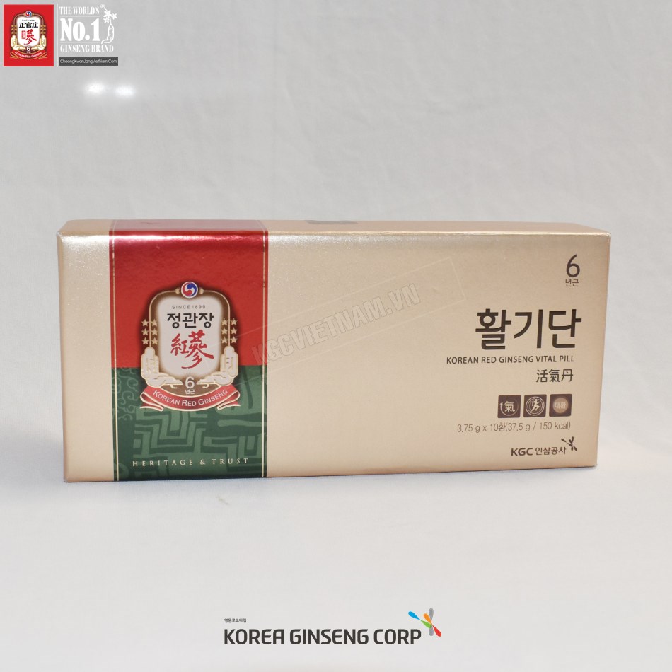 viên hồng sâm kgc cheong kwan jang Korean Red Ginseng Vital Pill 37