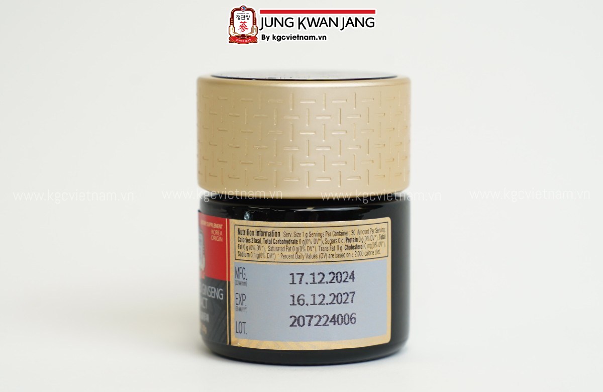 Sản phẩm cao hồng sâm Chính Phủ KGC Global 30g tại KGC Việt Nam