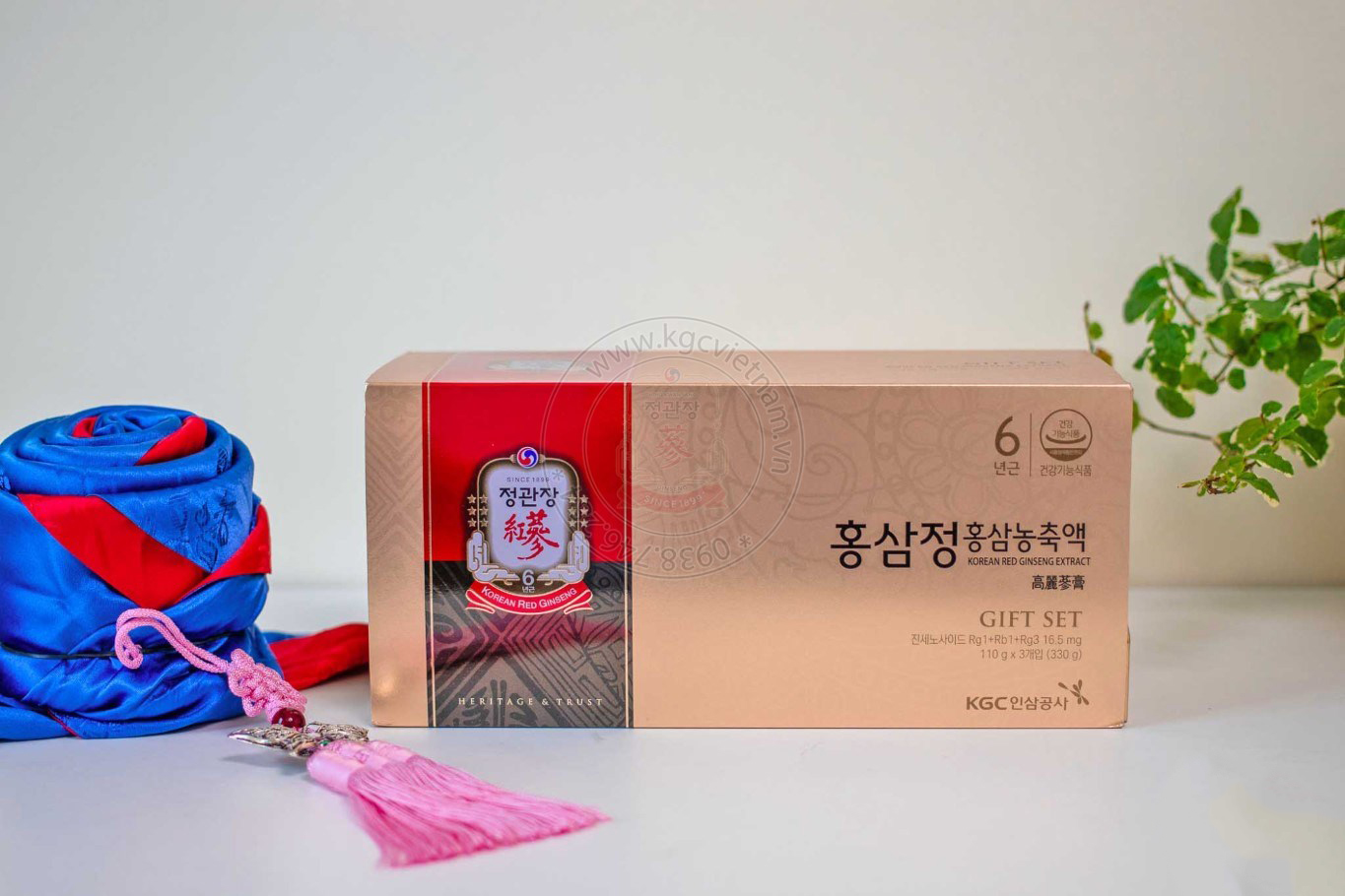 Cao hồng sâm chính phủ KGC Hàn Quốc 110g x 3 lọ