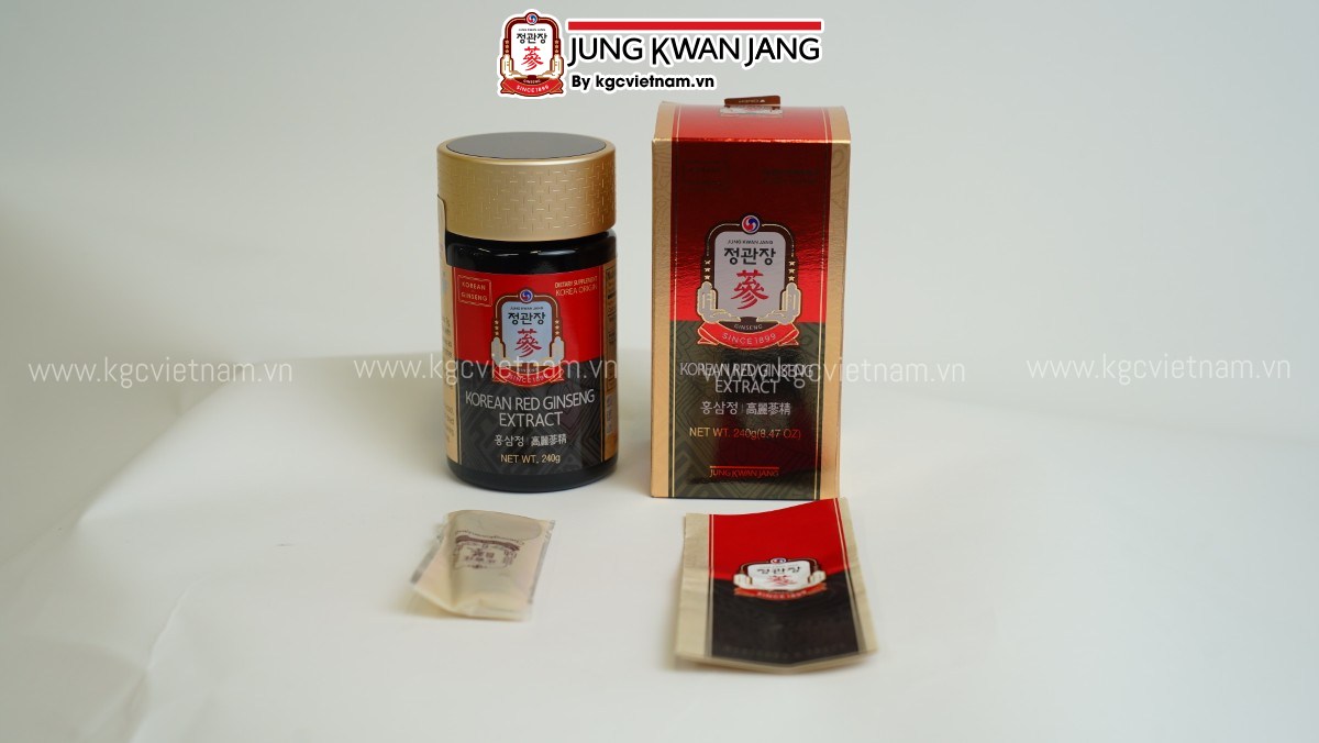 Lọ cao hồng sâm KGC Global 240g với chất sâm cô đặc 64%