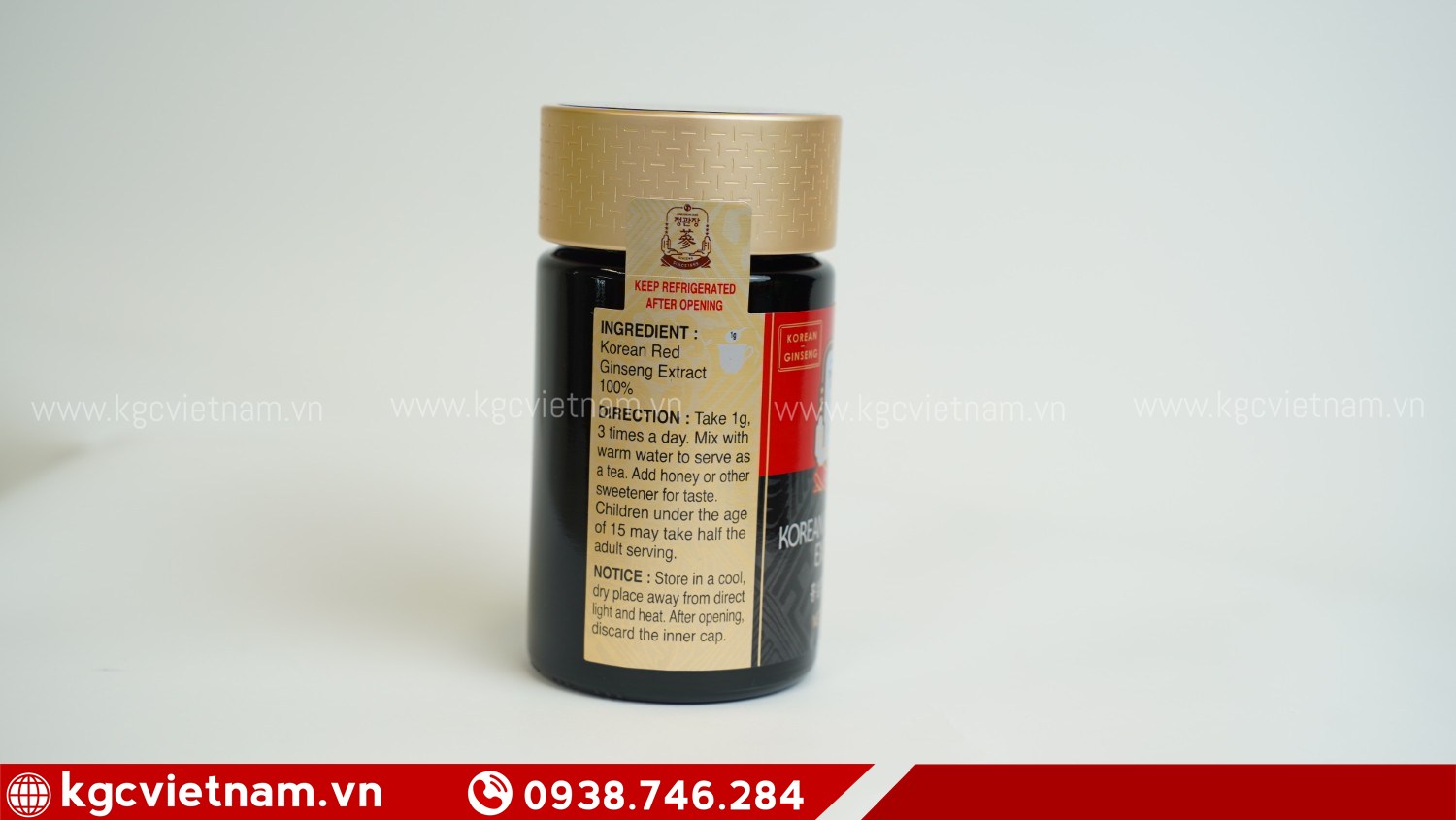 Cao Hồng Sâm KGC Korea Red Ginseng Extract 240g quà biếu sức khỏe sang trọng