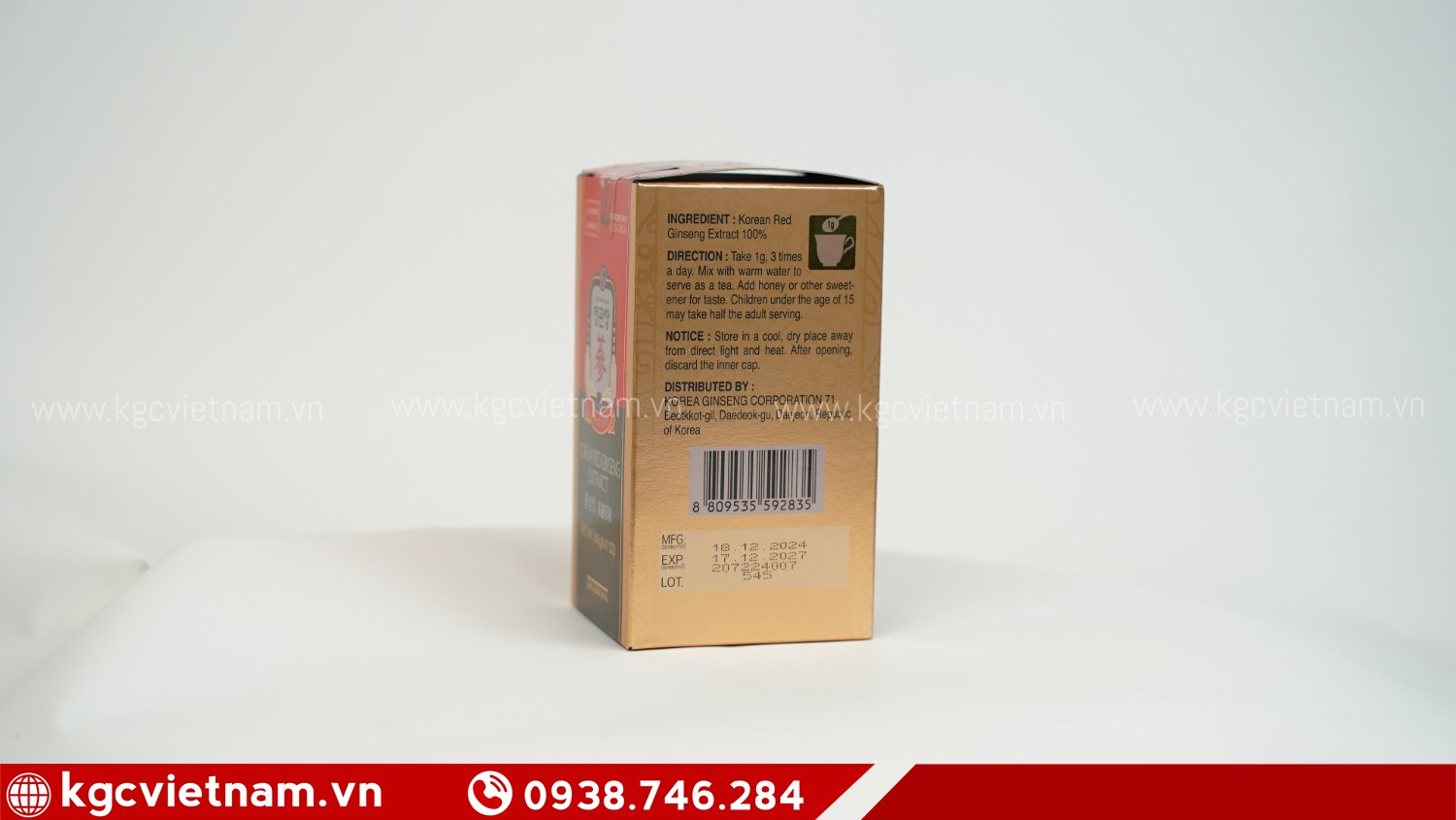 Cao hồng sâm KGC 240g tinh chất hồng sâm 6 năm tuổi cao cấp