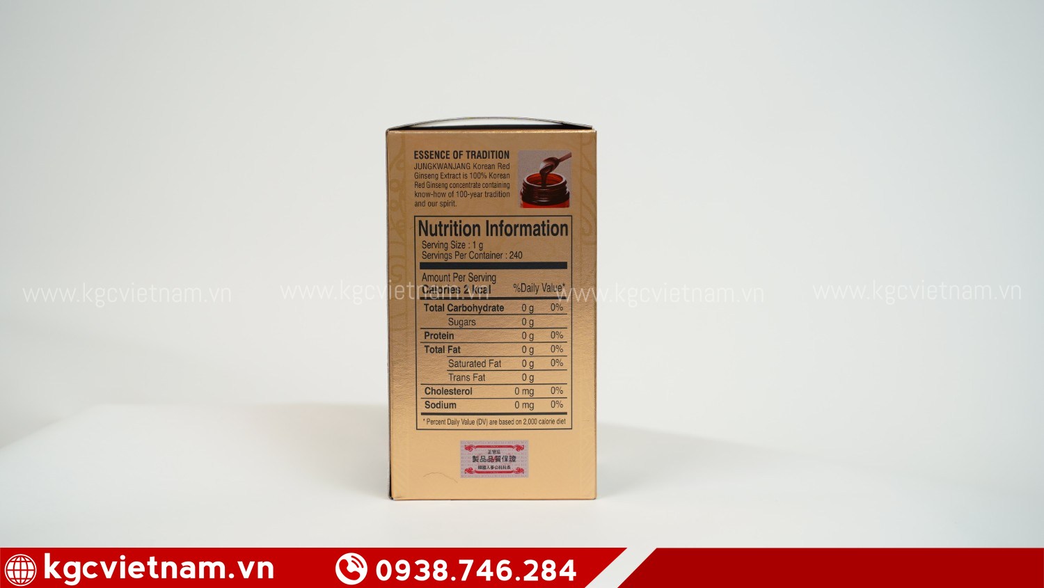 Korea Red Ginseng Extract KGC 240g bồi bổ sức khỏe tăng đề kháng
