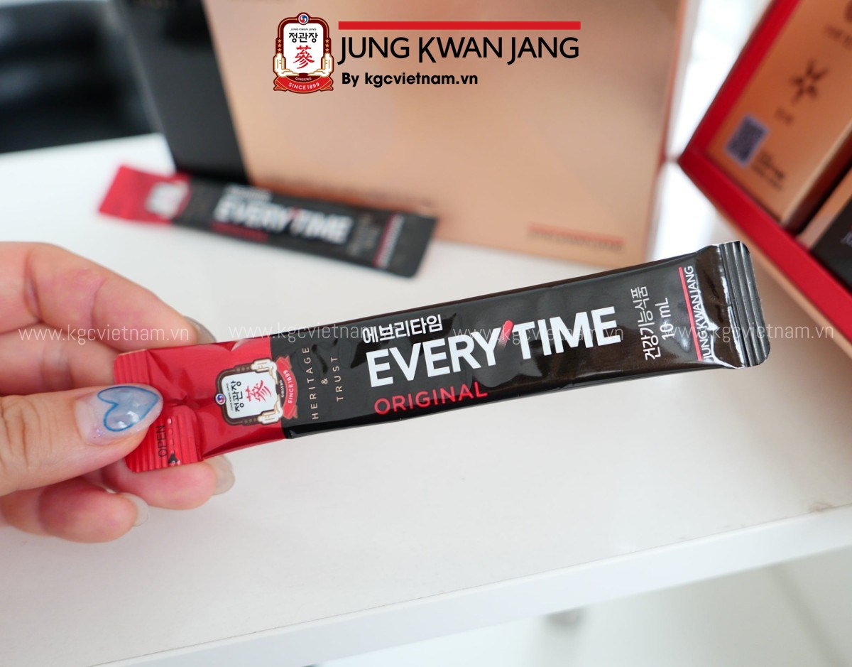 Nước hồng sâm Everytime Original KGC 6 năm tuổi bán tại KGC Việt Nam
