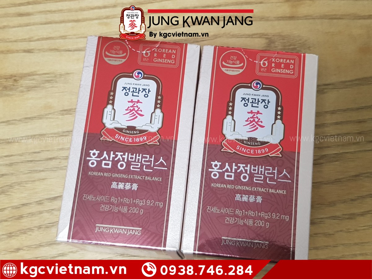 Cao hồng sâm KGC Jung Kwan Jang Extract Balance 200g chính hãng tại Việt Nam