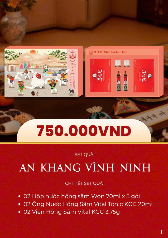 hình ảnh set quà an khang vĩnh ninh