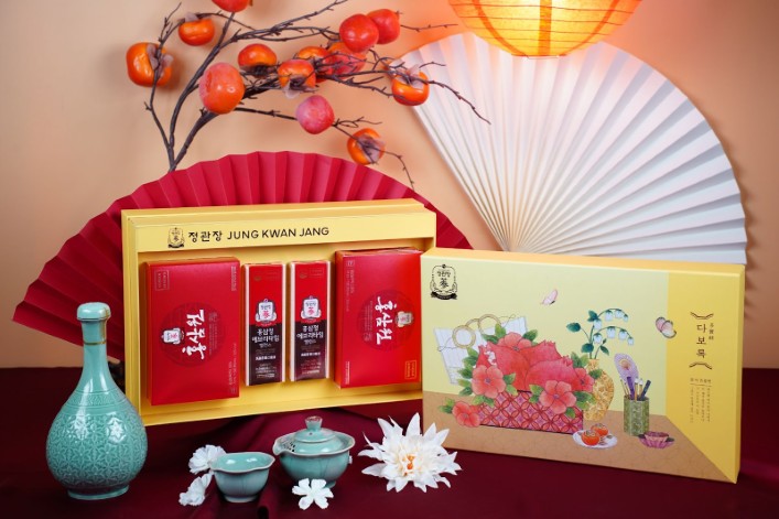 hình ảnh set quà lộc thịnh gia khang