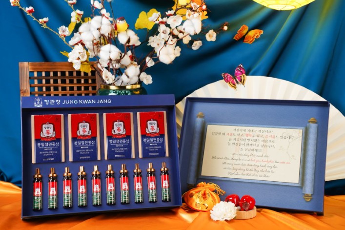 hình ảnh set quà xuân phong đắc ý