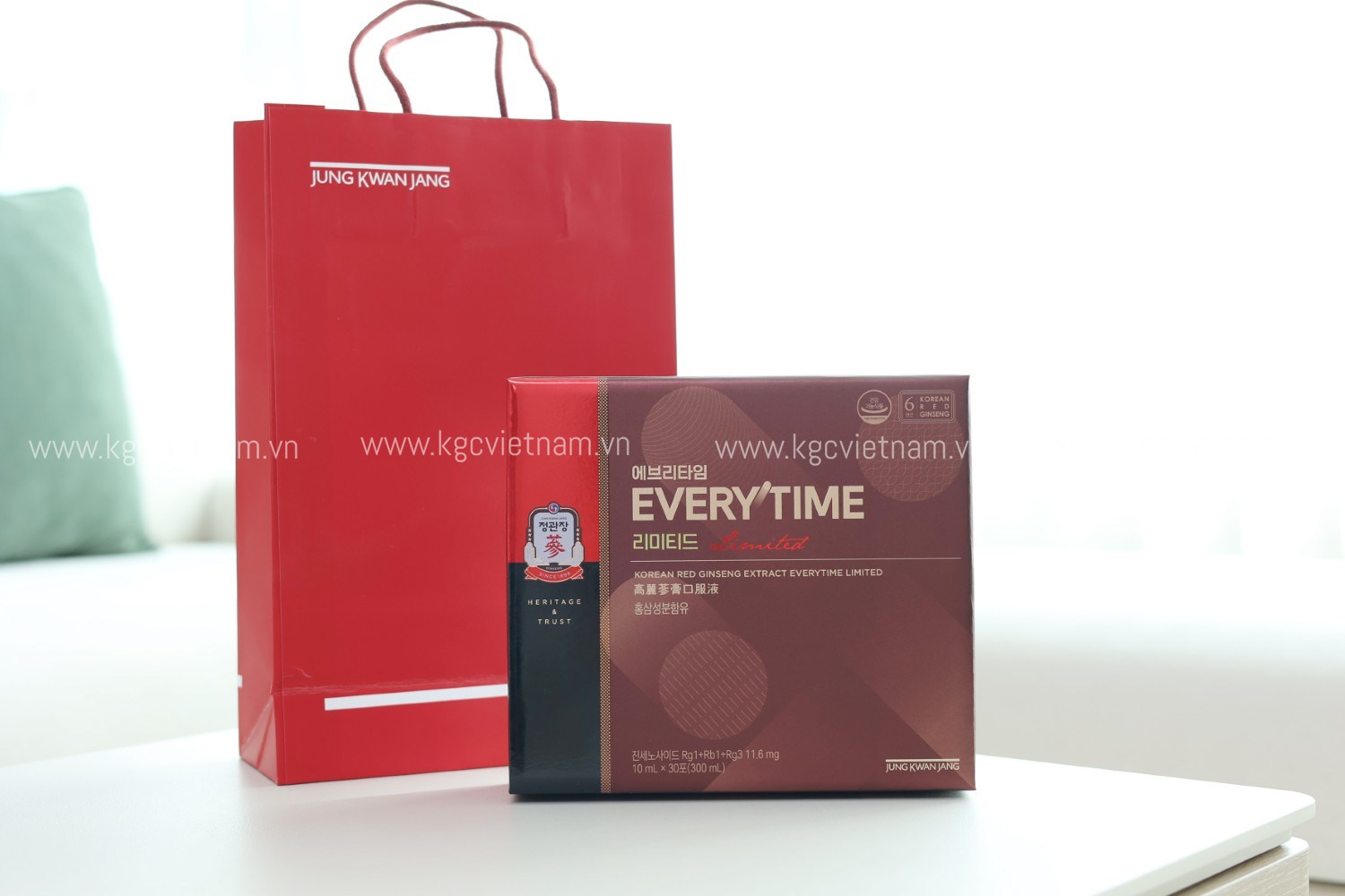 Hình Ảnh Nước tinh chất địa sâm KGC Jung Kwan Jang Everytime Limited 10ml x 30 gói