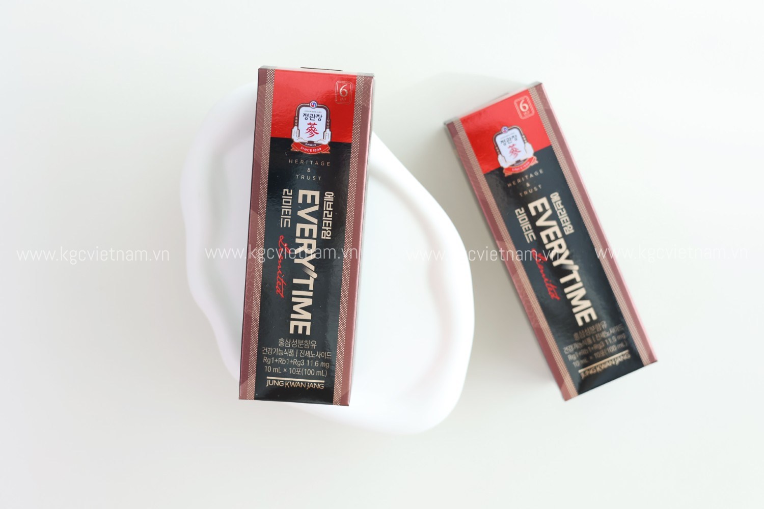 Hình Ảnh Chi Tiết Nước tinh chất địa sâm KGC Jung Kwan Jang Everytime Limited 10ml x 30 gói