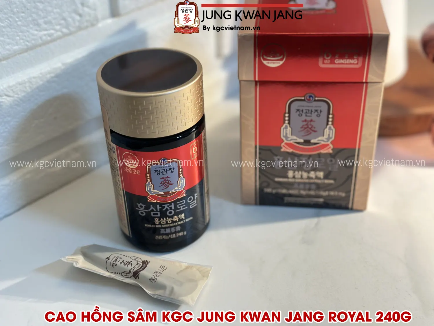Cao Hồng Sâm KGC Jung Kwan Jang Korea Red Ginseng Extract Royal 240g - Ngày dùng 3g - Dùng Được 80 Ngày
