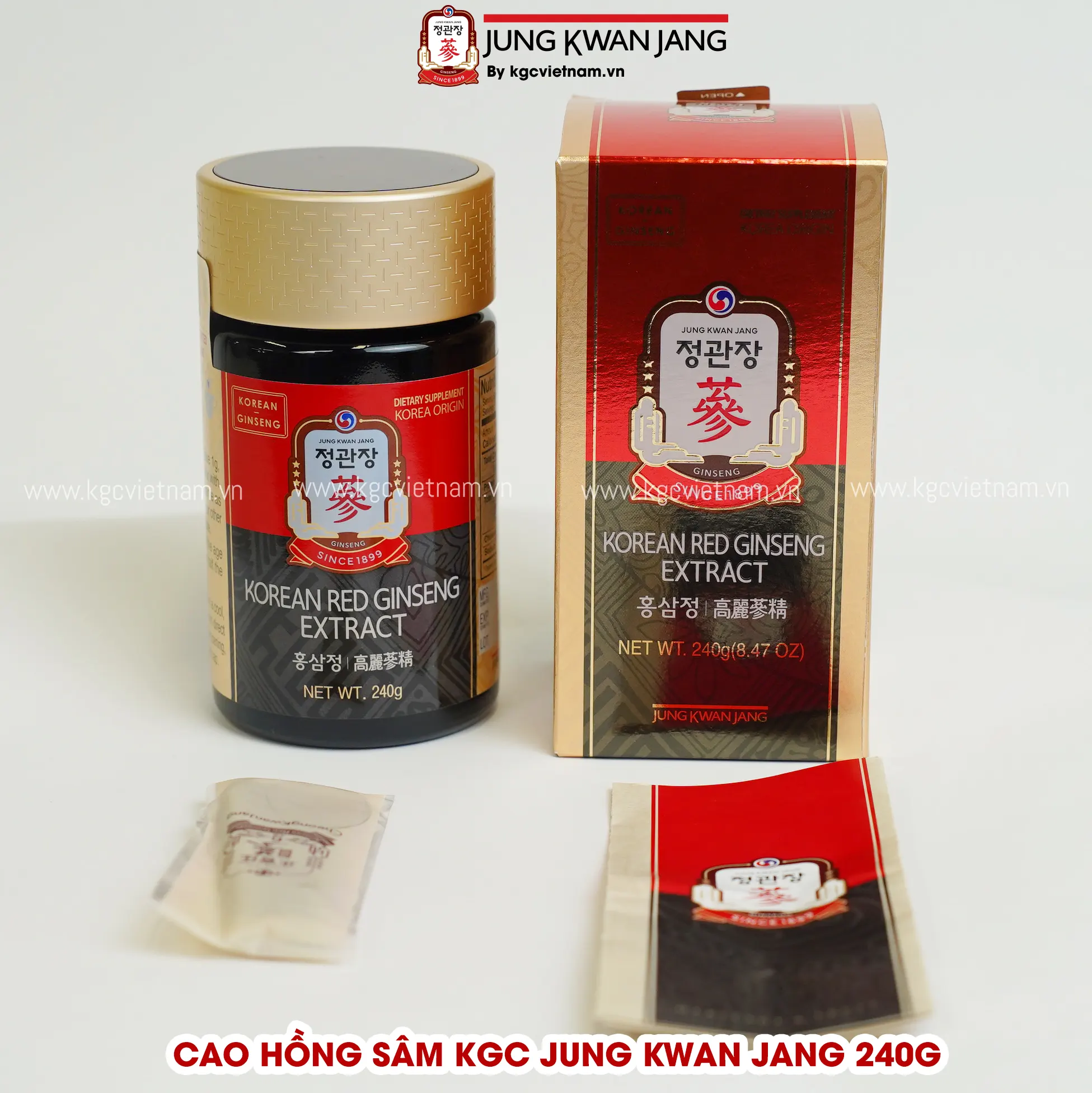 Cao Hồng Sâm KGC Jung Kwan Jang Korea Red Ginseng Extract 240 - Ngày dùng 3g