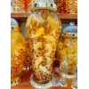 Bình rượu sâm điêu khắc cửu ngư quần hội bình 41 lít bình số 26