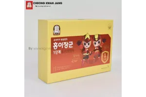 Nước hồng sâm trẻ em KGC số 1 15ml x 30 gói - 홍이장군 1단계 15ml*30포 Nước hồng sâm trẻ em KGC số 1 15ml x 30 gói - 홍이장군 1단계 15ml*30포