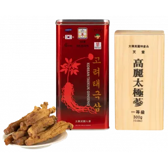 Thiên Sâm Chính Phủ Hàn Quốc Củ Khô VVIP 300g 10 củ